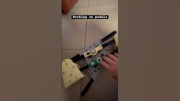 Working on open source 3D printed rudder pedals