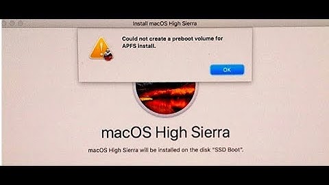 Could not create a preboot vloume for Apfs install | Simple Solution |