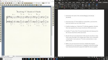 Resolving V7 Chords to I Chords