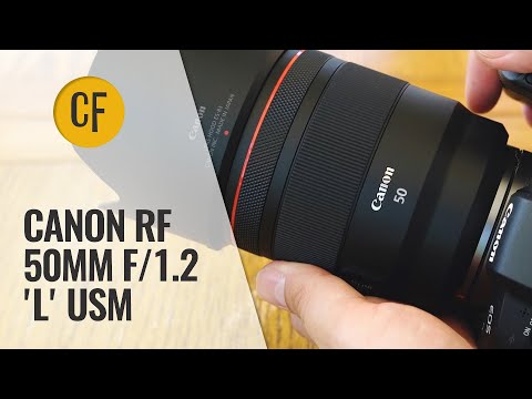  Canon RF50mm F 1.2L USM Lens, Black : Electronics