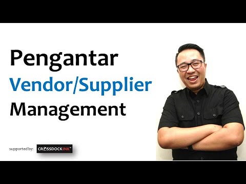 PENGANTAR VENDOR/SUPPLIER MANAGEMENT