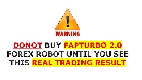The FapTurbo 2 Review -- DONOT Buy Until You See This Live Trading Result!