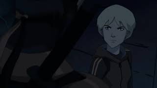 Deathstroke jump scares Terra Young Justice Outsiders Antisocial