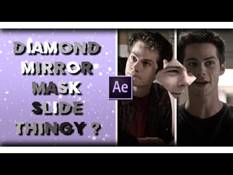 diamond mirror mask slide thingy | after effects