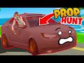 JUGANDO PROP HUNT EN EL COCHE DE FORTNITE - ElChurches