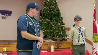 United States Submarine Veterans inc comes out for John’s Eagle Scout Court of Honor