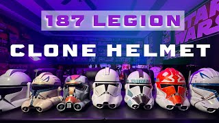 187 LEGION CLONE HELMET REVIEW AND HASBRO BLACK SERIES COMPARISON