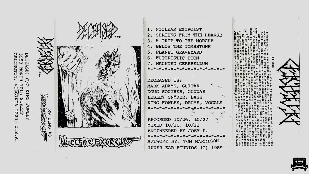 DECEASED (US/VI) - NUCLEAR EXORCIST (DEMO 1989)