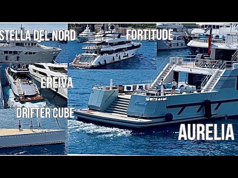 Video Arrival of the SuperYachts for the Monaco Grand Prix Historic 2026