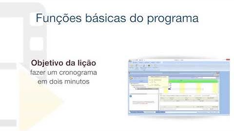 Vídeo Tutorial de PriMus KRONO - Fazer um Cronograma em poucos minutos: funções básicas do programa