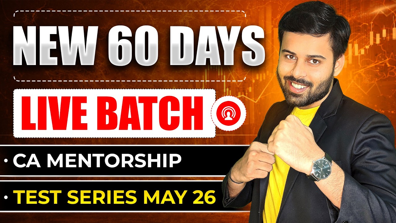CA Foundation & CA Inter – New Mentorship + Test Series Batch | May ...
