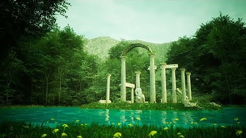 Unreal Engine 5 Environment – Ancient Ruins in a Crater