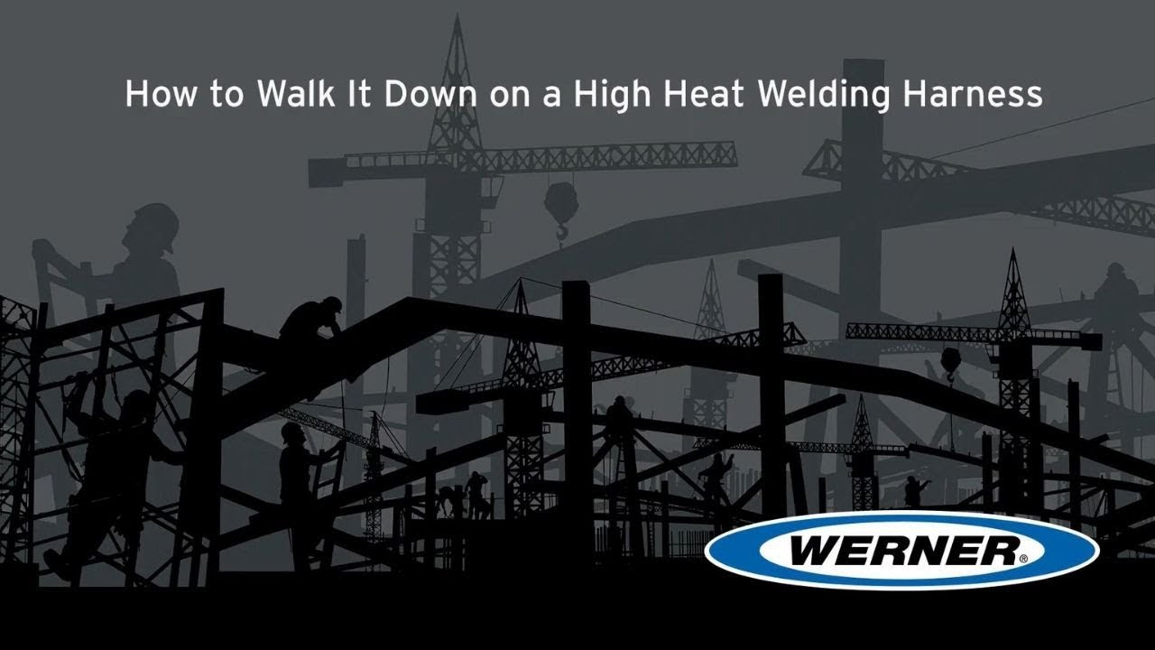 Werner - Fall Protection - High Heat/Welding Harness - Walk It Down