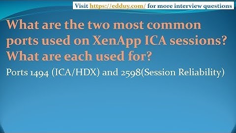 Citrix Interview Questions and Answers for freshers and experienced   Part 2