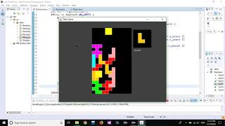 Tetris with Java Timelapse