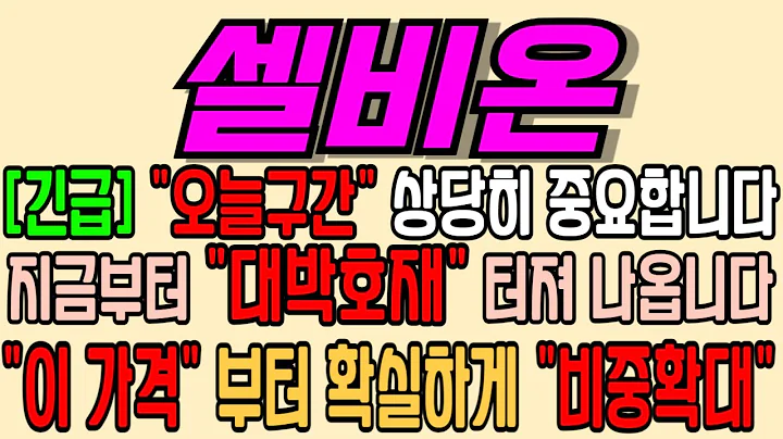 [셀비온][주식][셀비온 주가전망] 308430 셀비온주가전망 셀비온공모주 셀비온주가 셀비온전망 셀비온목표가 셀비온수요예측 셀비온보호예수 셀비온한켐 셀비온인스피언