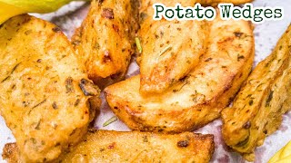 Instant Potato Wedges Recipe by Maha's Kitchen