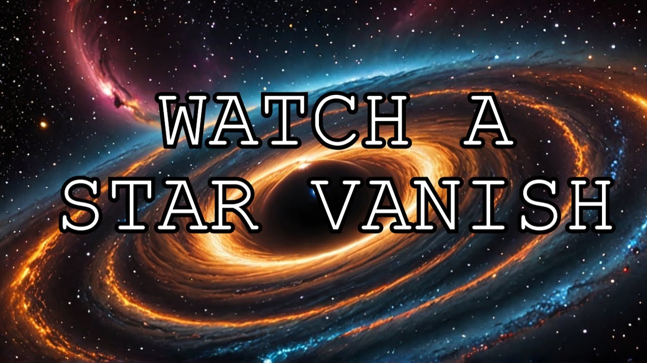 BLACK HOLE Eats Massive Star in REAL TIME! - YouTube