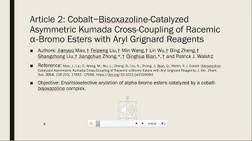 Kumada Cross Coupling