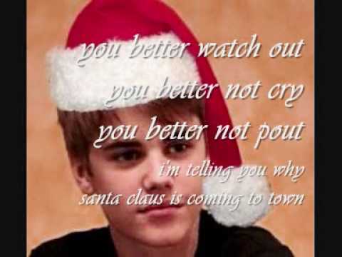 Justin Bieber Santa Claus Is Coming To Town Lyrics