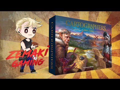 เกมแผนที่  New  Cartographer Collector's Edition [Review] เกมวาดแผนที่ที่ครบเครื่องยิ่งกว่าเดิม