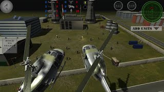 Battle 3D Z - iPhone, iPad and Android - Evacuate soldiers with helicopters to escape the zombies. screenshot 3