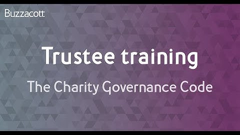 Trustee training | Charity Governance Code