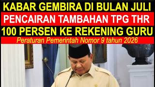 Download lagu Breaking news kabar gembira 16 Juli 2026 pencairan tunjangan sertifikasi guru TPG THR 100 persen