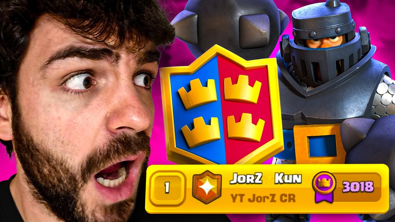 Llamé al TOP 1 de Clash Royale y me Obligó a Jugar Megacaballero!😱
