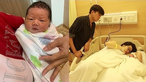 Bà xã Quách Ngọc Tuyên khoe nhóc tì đáng yêu vừa chào đời