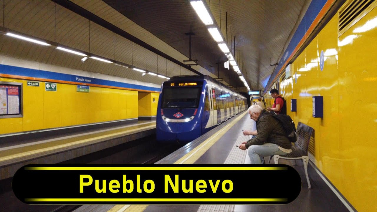 Metro Station Pueblo Nuevo - Madrid 🇪🇸 - Walkthrough 🚶