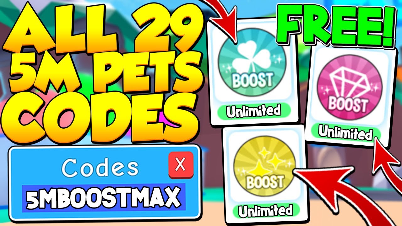 all-29-free-5m-event-pet-boost-codes-in-science-simulator-roblox-youtube