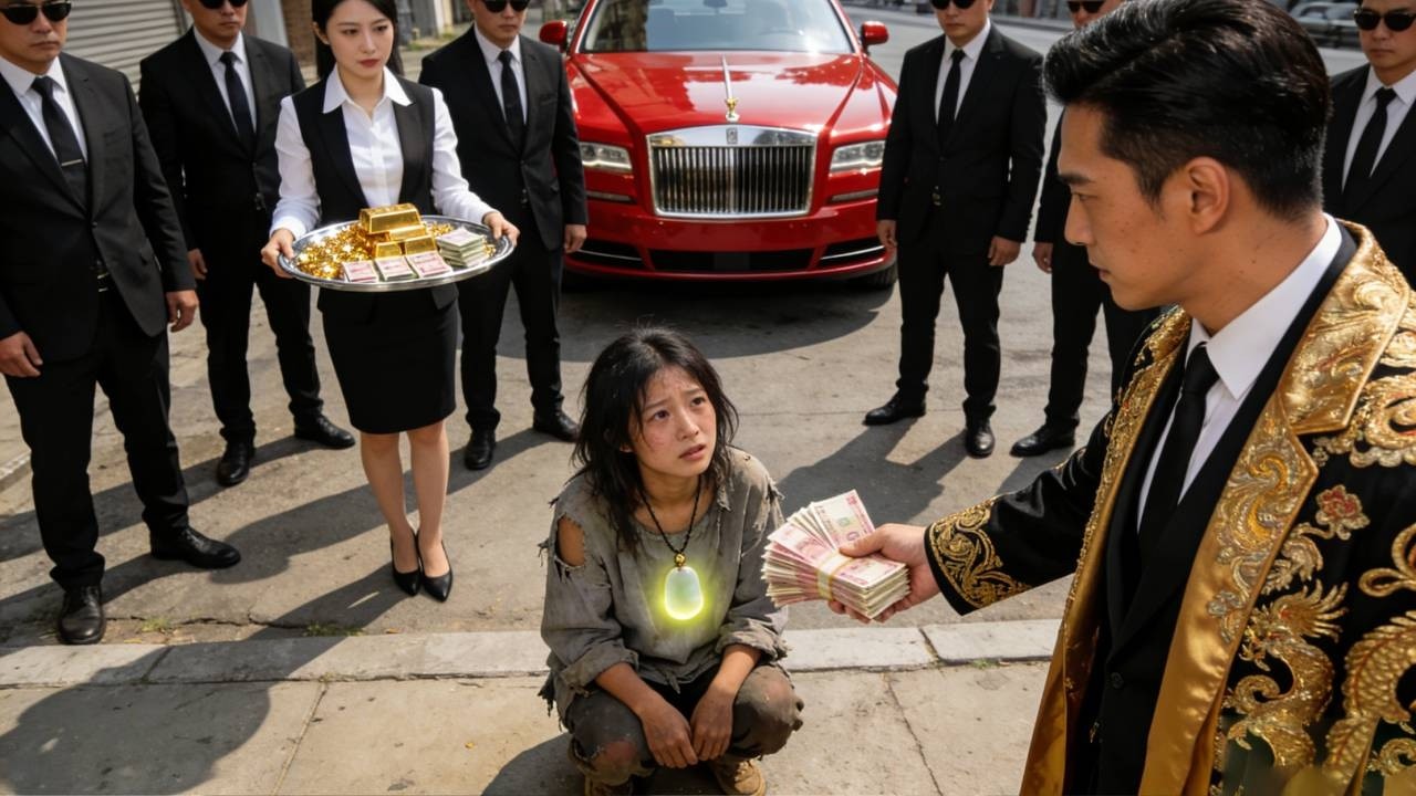 乞丐女孩帮助总裁秘书找到钱包，竟然意外找到一份保姆工作！没想到雇主竟然是青梅竹马！！总裁得知直接用全部身家做聘礼娶她回家！