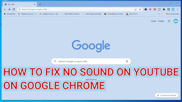 HOW TO FIX NO SOUND ON YOUTUBE ON GOOGLE CHROME