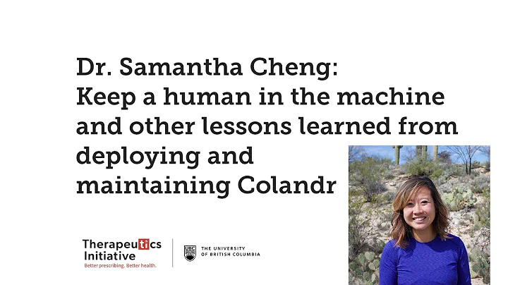 Dr Samantha Cheng: Keep a human in the machine