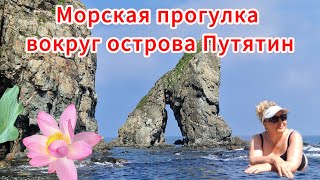 видео: Морская прогулка вокруг острова Путятин. Катер. Лотосы. Сивучи. Ларги. Морские деликатесы. Атмосфера картинка: Морская прогулка вокруг острова Путятин. Катер. Лотосы. Сивучи. Ларги. Морские деликатесы. Атмосфера