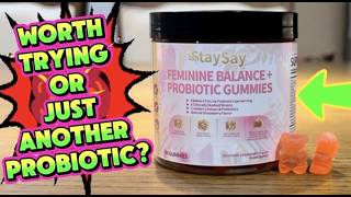 StaySay Probiotics Gummies Review | Sugar-Free Cranberry Probiotic Gummies #ad #amazoninfluencer