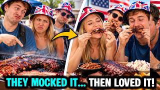 British Tourists Tried American BBQ for the First Time… Their Reaction Was Priceless!