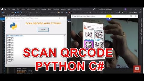 [C#] How to scan qrcode with camera using python opencv