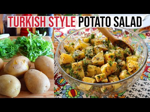 Turkish Style Potato Salad | Vegan, Healthy & Delicious