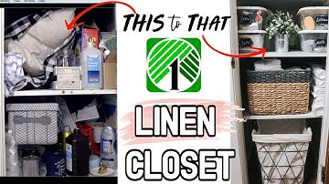 LINEN CLOSET ORGANIZATION IDEAS | TINY SPACE + TINY BUDGET BIG MESS! | Sensational Finds