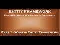 Part 1   What is Entity Framework