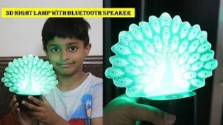 Lamptee 3D Night Lamp with  Bluetooth Speaker Unboxing by Sparsh Hacks | Best Night Lamp Online!