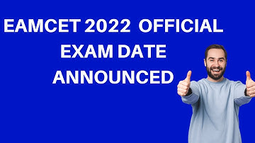 Eamcet 2022 Exam Dates are out! || How  to prepare for Eamcet || BEST WAY TO STUDY