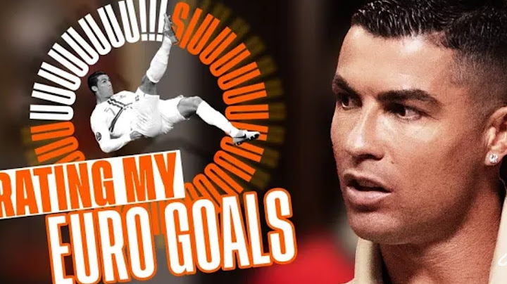 I rate my best Euro goals… with the SIUUUMETER