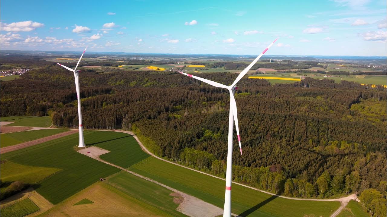 Windmills in the greenery #1 - YouTube