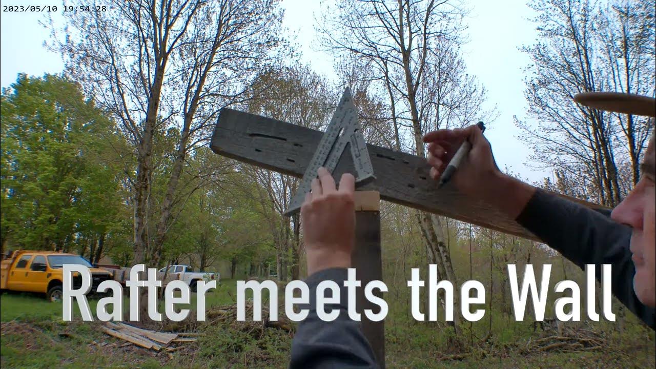 Birds Mouths Made Simple and Easy For A Shed Style Rafter Using Speed