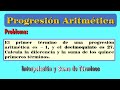 Progresión Aritmética: Interpolación de Medios y Suma de Términos - Problema 1 - #progresiones