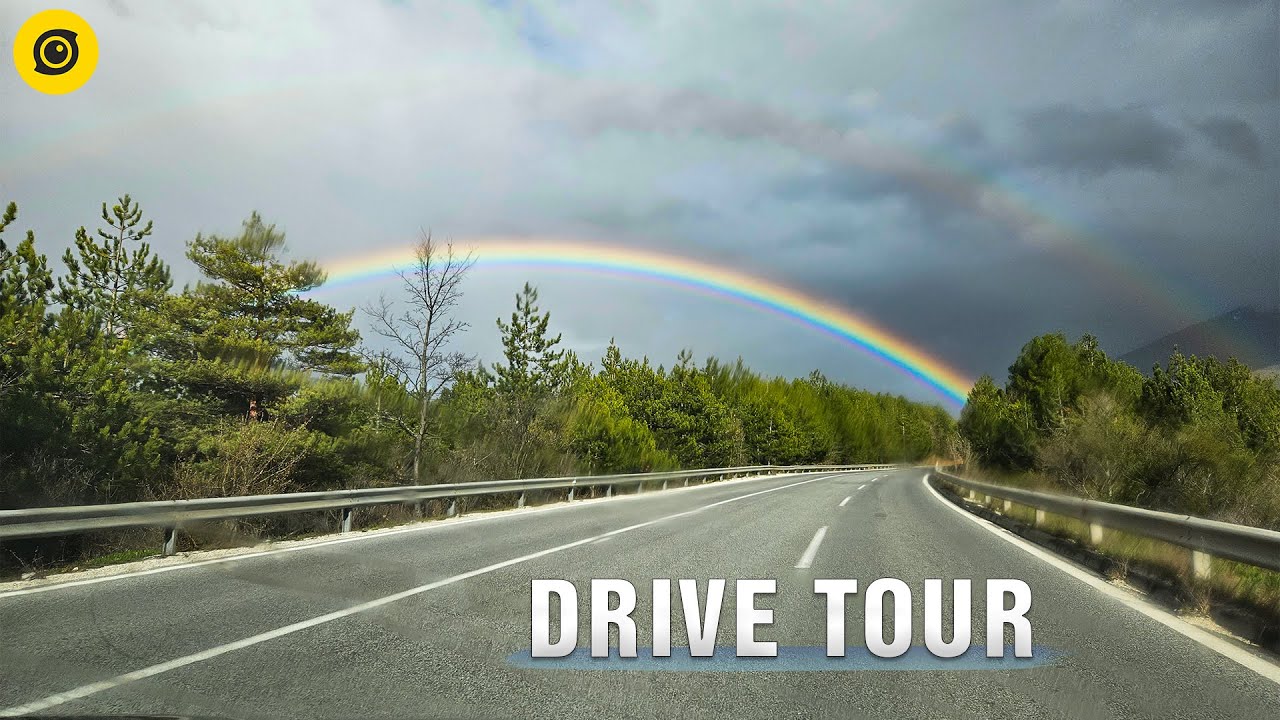 DRIVE TOUR inside Rainbow, from RESEN to BITOLA, Macedonia (Street View 2023) [POV] * Insta360 X3