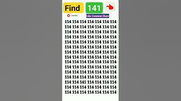 Can you find the odd Number | I give you challenge | Because it